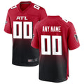 Kieara Custom A.Falcons Red Replica Home Game Stitched Jerseys