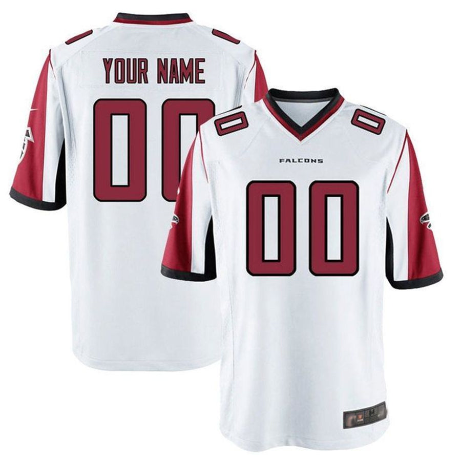 Kieara Custom A.Falcons White Game Stitched Jerseys