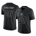 Kieara Custom C.Browns Black Reflective Home Game Any Name & Numbers Stitched Jerseys