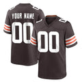 Kieara Custom C.Browns Brown Home Game Any Name & Numbers Stitched Jerseys