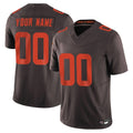 Kieara Custom C.Browns Brown Limited Vapor F.U.S.E. Alternate Game Any Name & Numbers Stitched Jerseys