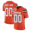 Kieara Custom C.Browns Orange Alternate Vapor Untouchable Limited Home Game Any Name & Numbers Stitched Jerseys