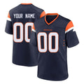 Kieara Custom D.Broncos Navy Home Game Any Name & Numbers Stitched Jerseys