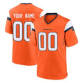 Kieara Custom D.Broncos Orange Home Game Any Name & Numbers Stitched Jerseys