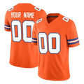 Kieara Custom D.Broncos Orange Limited Alternate Vapor F.U.S.E. Throwback Game Any Name & Numbers Stitched Jerseys