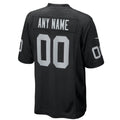 Kieara Custom LV.Raiders Black Home Game Stitched Jersey