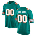 Kieara Custom M.Dolphins Aqua Alternate Home Game Any Name & Numbers Stitched Jerseys