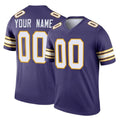 Kieara Custom MN.Vikings Purple Limited Classic Home Game Any Name & Numbers Stitched Jerseys