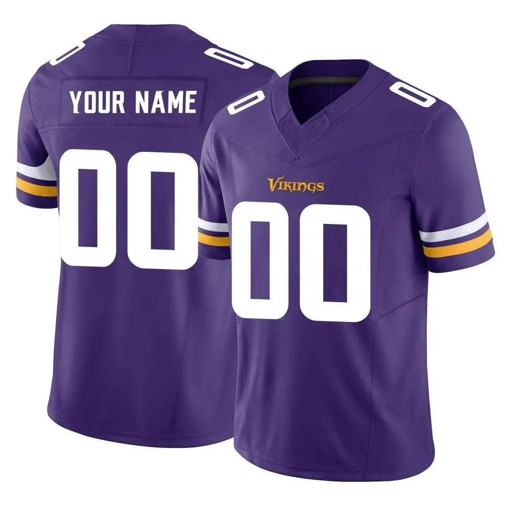 Kieara Custom MN.Vikings Purple Limited Vapor F.U.S.E. Home Game Any Name & Numbers Stitched Jerseys
