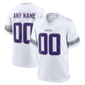 Kieara Custom MN.Vikings White Alternate Game Stitched Jerseys