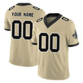 Kieara Custom NO.Saints Gold Limited Vapor F.U.S.E. Home Game Any Name & Numbers Stitched Jerseys