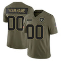 Kieara Custom NO.Saints Olive 2025 Salute To Service Limited Any Name & Numbers Stitched Jerseys
