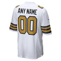 Kieara Custom NO.Saints White Alternate Game Stitched Jerseys
