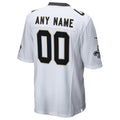 Kieara Custom NO.Saints White Home Game Stitched Jerseys