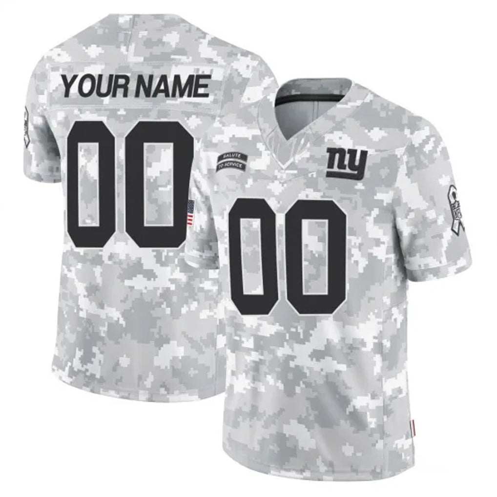 Kieara Custom NY.Giants Arctic Camo Salute To Service Limited Game Any Name & Numbers Stitched Jerseys