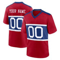Kieara Custom NY.Giants Red Century Home Game Any Name & Numbers Stitched Jerseys