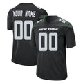Kieara Custom NY.Jets Black Home Game Any Name & Numbers Stitched Jerseys