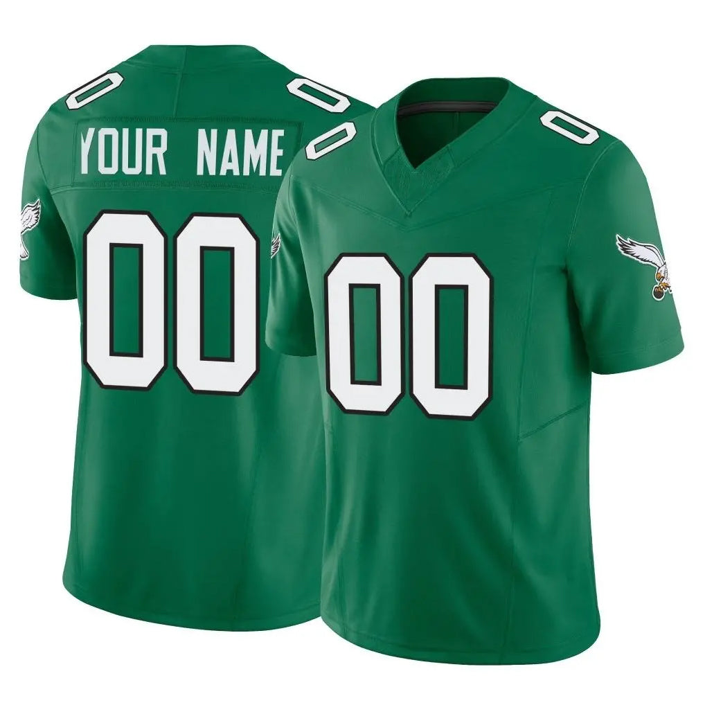Kieara Custom P.Eagles Green Kelly Alternate Vapor F.U.S.E. Home Game Any Name & Numbers Stitched Jerseys