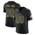 Kieara Custom P.Steelers Black Impact Limited Home Game Any Name & Numbers Stitched Jerseys