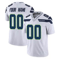Kieara Custom S.Seahawks White Limited Vapor Untouchable Home Game Any Name & Numbers Stitched Jerseys