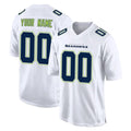 Kieara Custom S.Seahawks White Tundra Fashion Home Game Any Name & Numbers Stitched Jerseys