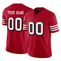 Kieara Custom SF.49ers Red Limited Alternate Vapor F.U.S.E. Home Game Any Name & Numbers Stitched Jerseys