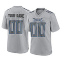 Kieara Custom T.Titans Gray Atmosphere Fashion Home Game Any Name & Numbers Stitched Jerseys