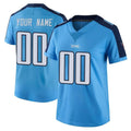 Kieara Custom T.Titans Light Blue Limited Color Rush Home Game Any Name & Numbers Stitched Jerseys