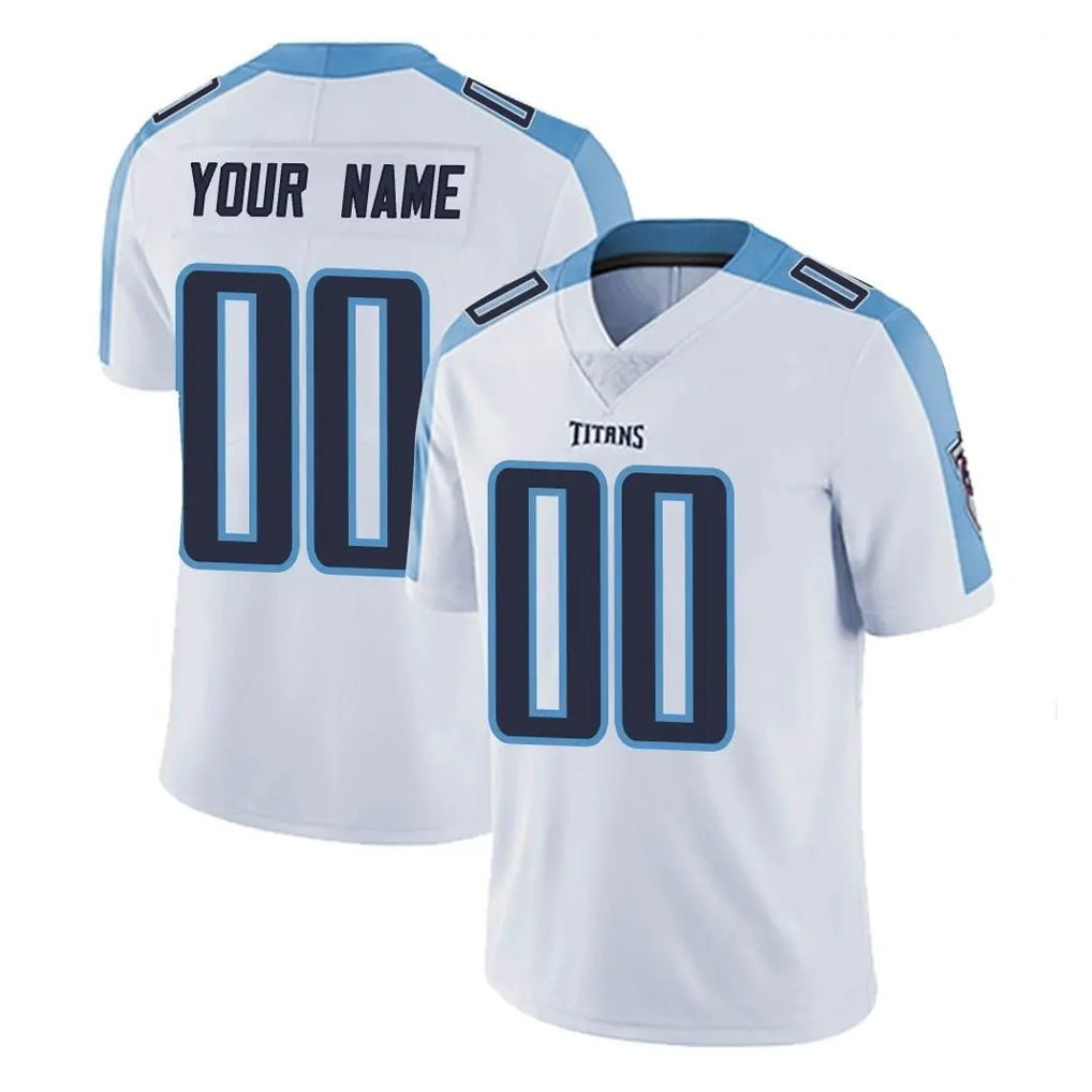 Kieara Custom T.Titans White Limited Vapor Untouchable Home Game Any Name & Numbers Stitched Jerseys