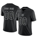 Kieara Custom TB.Buccaneers Black RFLCTV Limited Stitched Jerseys