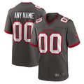 Kieara Custom TB.Buccaneers Pewter Home Game Stitched Jerseys