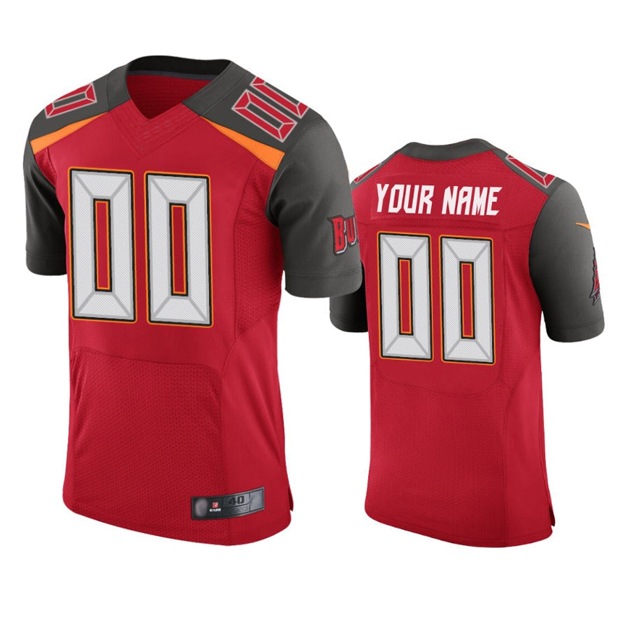 Kieara Custom TB.Buccaneers Red Game Stitched Jerseys