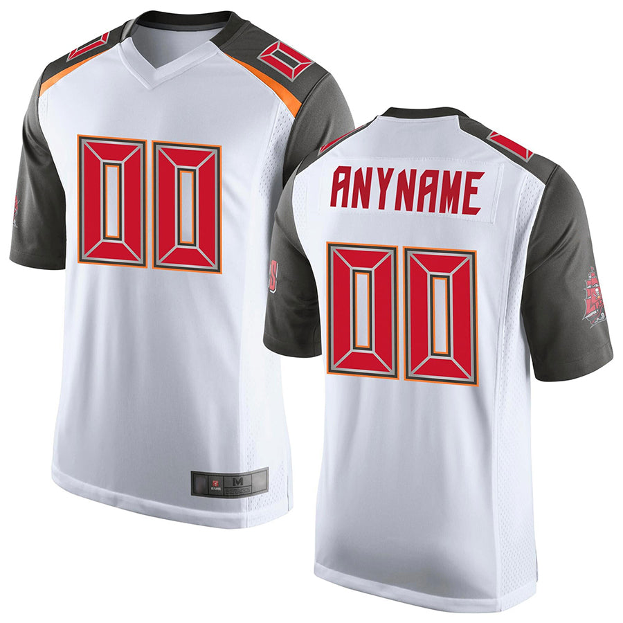 Kieara Custom TB.Buccaneers White Game Stitched Jerseys