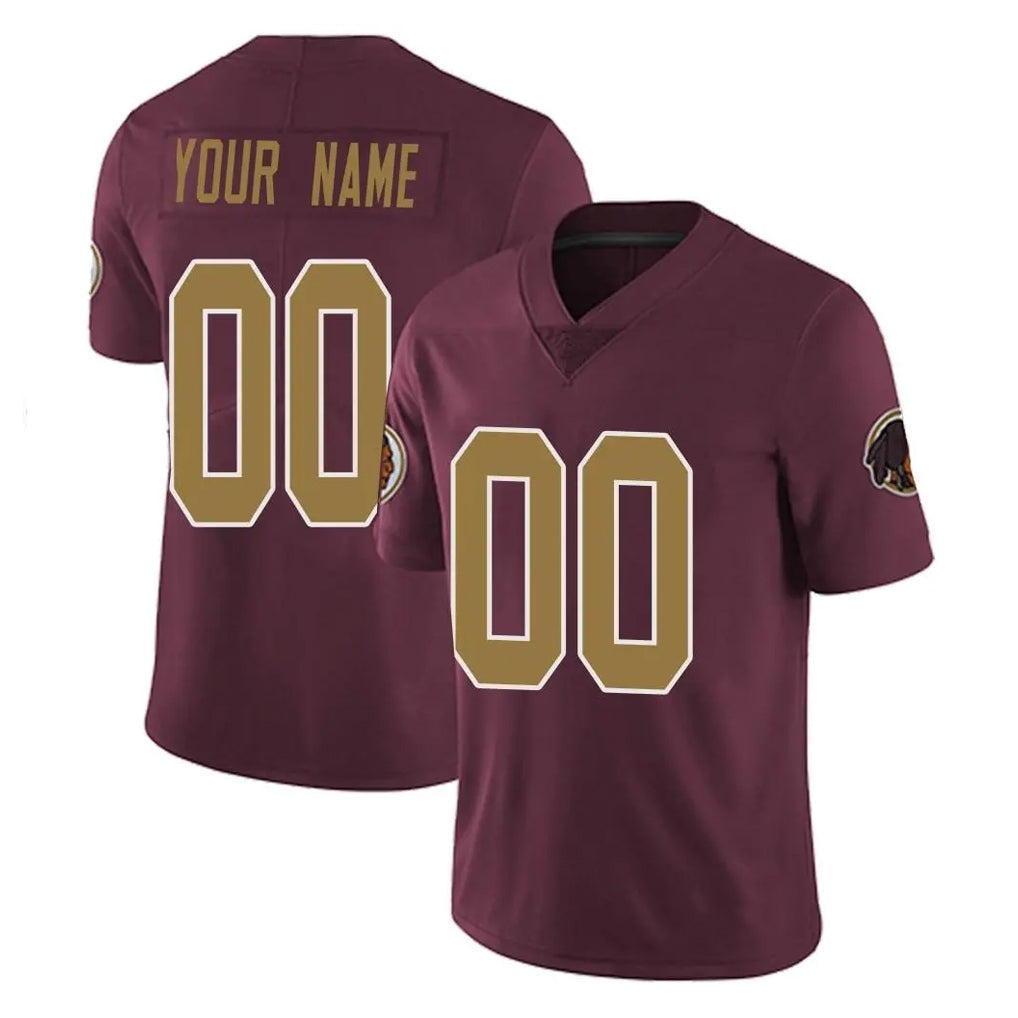 Kieara Custom W.Commanders Burgundy Alternate Vapor Untouchable Home Game Any Name & Numbers Stitched Jerseys
