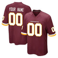 Kieara Custom W.Commanders Burgundy Team Color Home Game Any Name & Numbers Stitched Jerseys