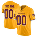 Kieara Custom W.Commanders Gold Limited Color Rush Home Game Any Name & Numbers Stitched Jerseys