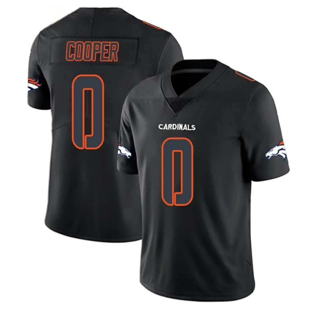 Kieara D.Broncos #0 Jonathon Cooper Player Black Impact Limited Game Stitched Jerseys