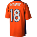 Kieara D.Broncos #18 Peyton Manning Mitchell & Ness Orange Big & Tall 2015 Retired Player Replica Stitched Puhic Jersey
