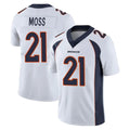 Kieara D.Broncos #21 Riley Moss Player White Vapor Untouchable Limited Home Game Stitched Jerseys