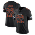 Kieara D.Broncos #22 Brandon Jones Player Black Impact Limited Game Stitched Jerseys