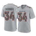Kieara D.Broncos #34 JL Skinner Player Gray Atmosphere Fashion Limited Game Stitched Jerseys