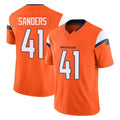 Kieara D.Broncos #41 Drew Sanders Player Orange Vapor F.U.S.E. Limited Home Game Stitched Jerseys