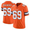 Kieara D.Broncos #69 Mike McGlinchey Player Orange Vapor Untouchable Limited Home Game Stitched Jerseys