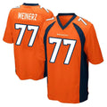 Kieara D.Broncos #77 Quinn Meinerz Player Orange Color Home Game Stitched Jerseys