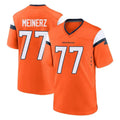 Kieara D.Broncos #77 Quinn Meinerz Player Orange Home Game Stitched Jerseys
