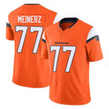 Kieara D.Broncos #77 Quinn Meinerz Player Orange Vapor F.U.S.E. Limited Home Game Stitched Jerseys