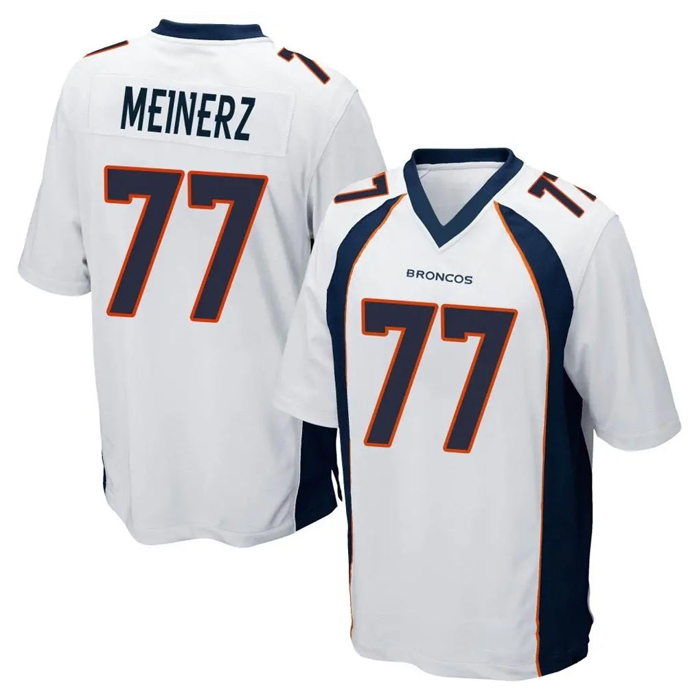 Kieara D.Broncos #77 Quinn Meinerz Player White Game Stitched Jerseys