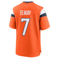 Kieara D.Broncos #7 John Elway Player Orange Home Game Stitched Jerseys