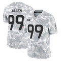 Kieara D.Broncos #99 Zach Allen Player Arctic Camo Salute To Service Limited Stitched Jerseys
