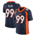 Kieara D.Broncos #99 Zach Allen Player Navy Vapor Untouchable Limited Game Stitched Jerseys